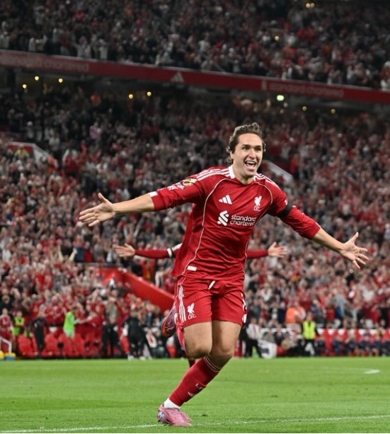 Federico Chiesa gol Liverpool