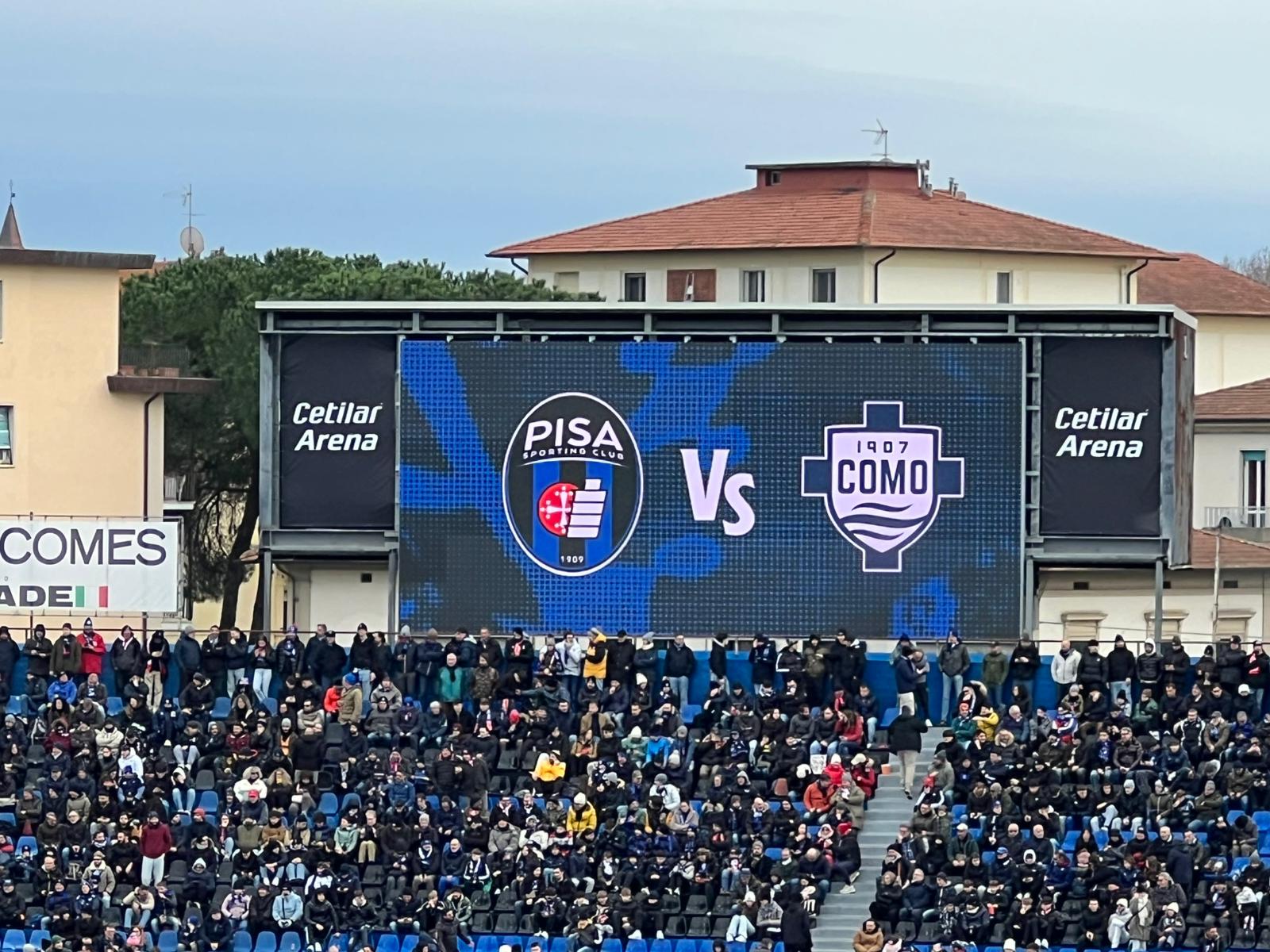 Pisa-Como led Cetilar Arena