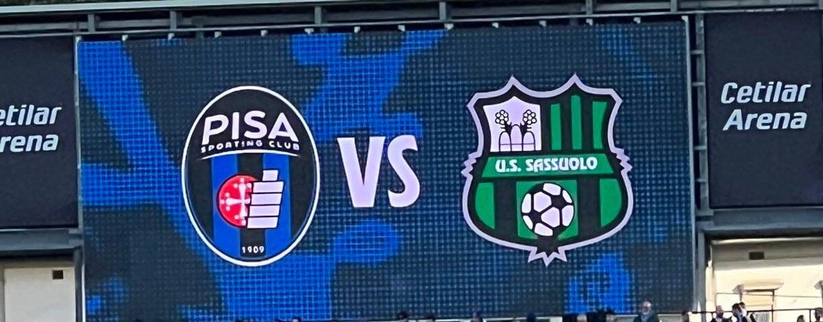 Pisa-Sassuolo: la cronaca