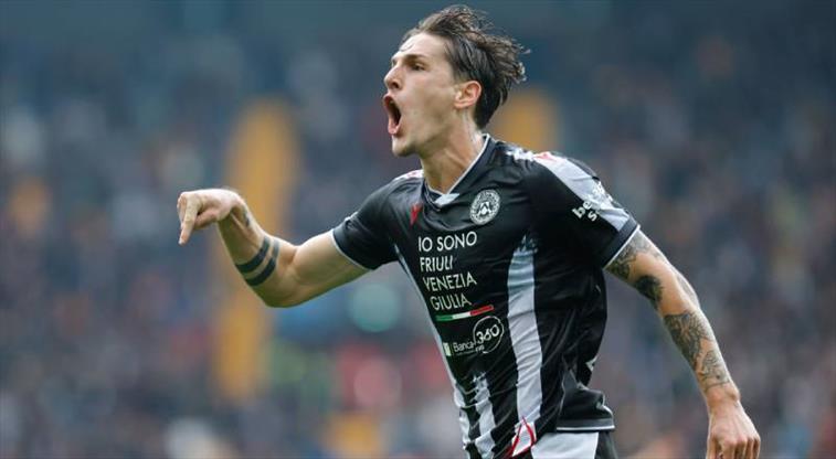 Zaniolo, centrocampista dell'Udinese