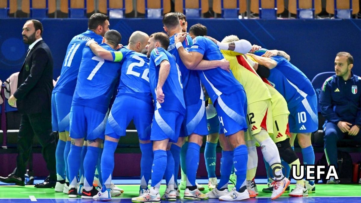 EURO Futsal 2026, l'Italia esce ai quarti di finale contro la Spagna. Foto: UEFA