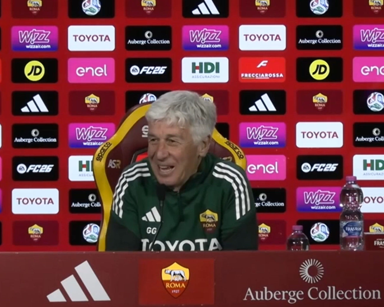 Gasperini in conferenza stampa