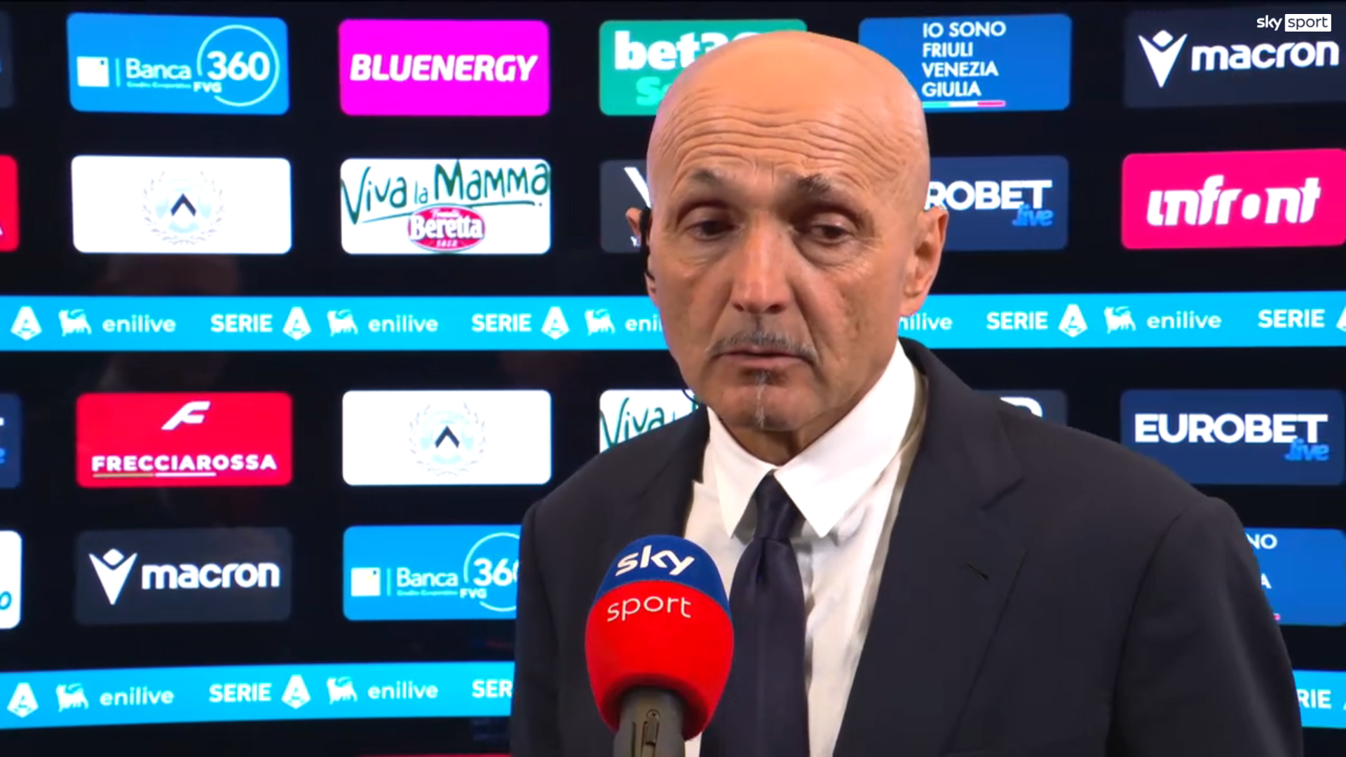 Spalletti post Udinese