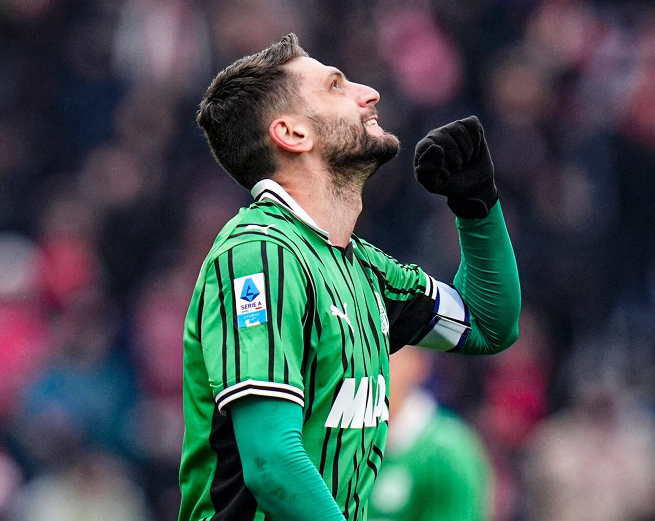 Domenico Berardi, ancora a segno contro il Milan