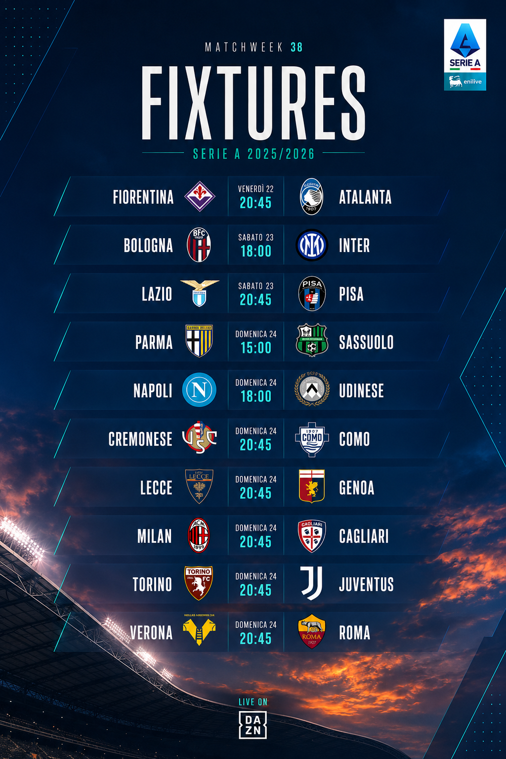 38° Serie A