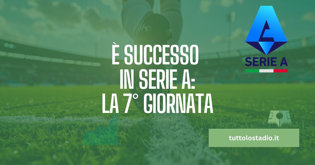 Serie A 7° giornata: i risultati